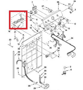 Whirlpool W10820044 WASHER CORD-POWE