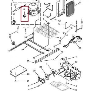 Whirlpool W10896198 REF START-DEV