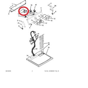 Whirlpool WP8566184 Clothes Dryer Timer