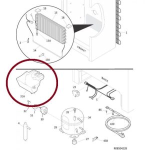 297413502 Freezer Drain Pan
